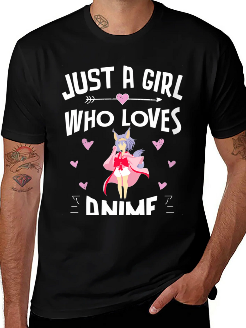 Just A Girl Who Loves Anime T-Shirt product image 1