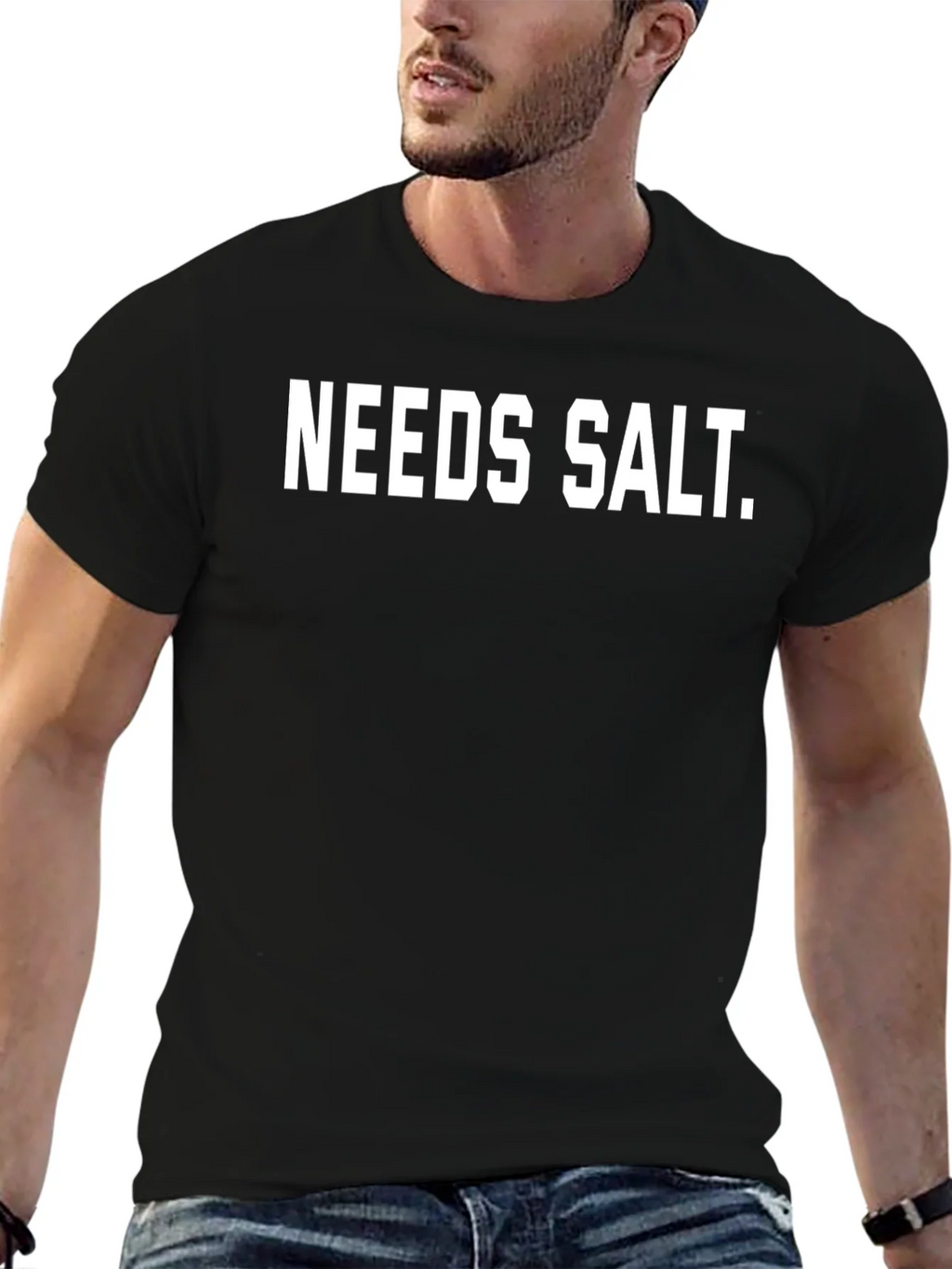 Needs Salt T-Shirt - Funny Foodie Tee product image 6
