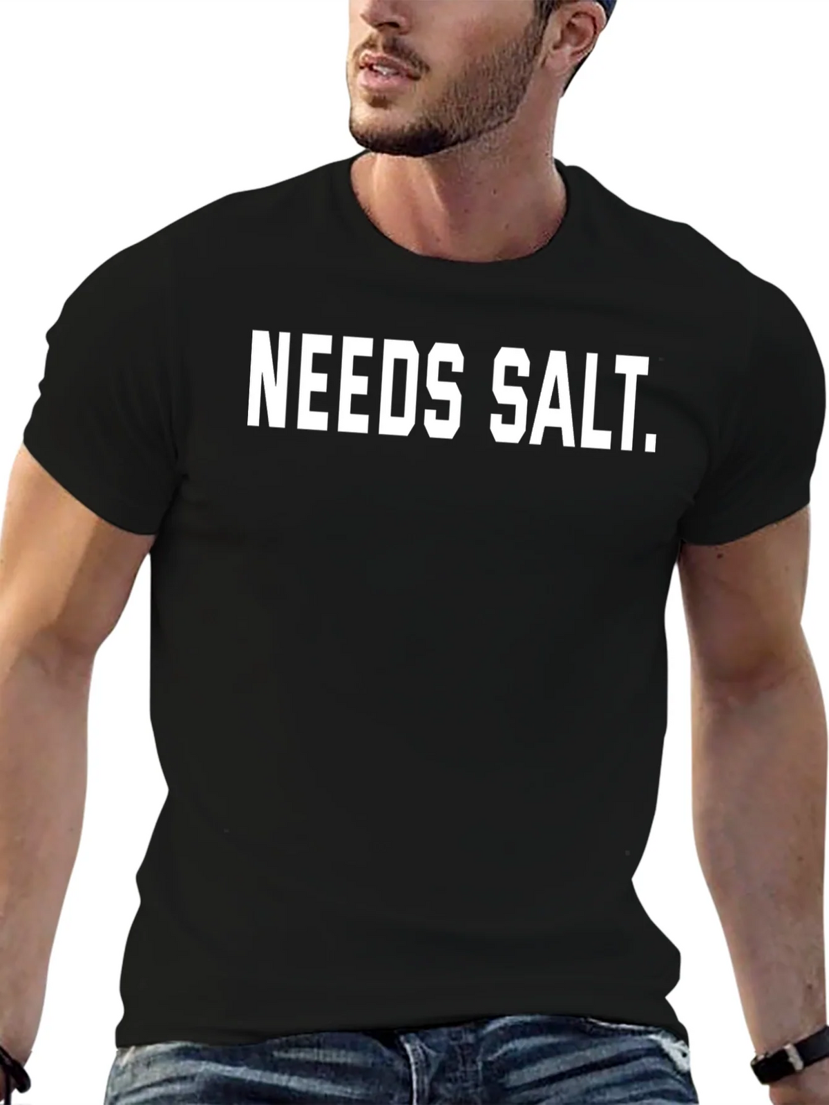 Needs Salt T-Shirt - Funny Foodie Tee product image 6