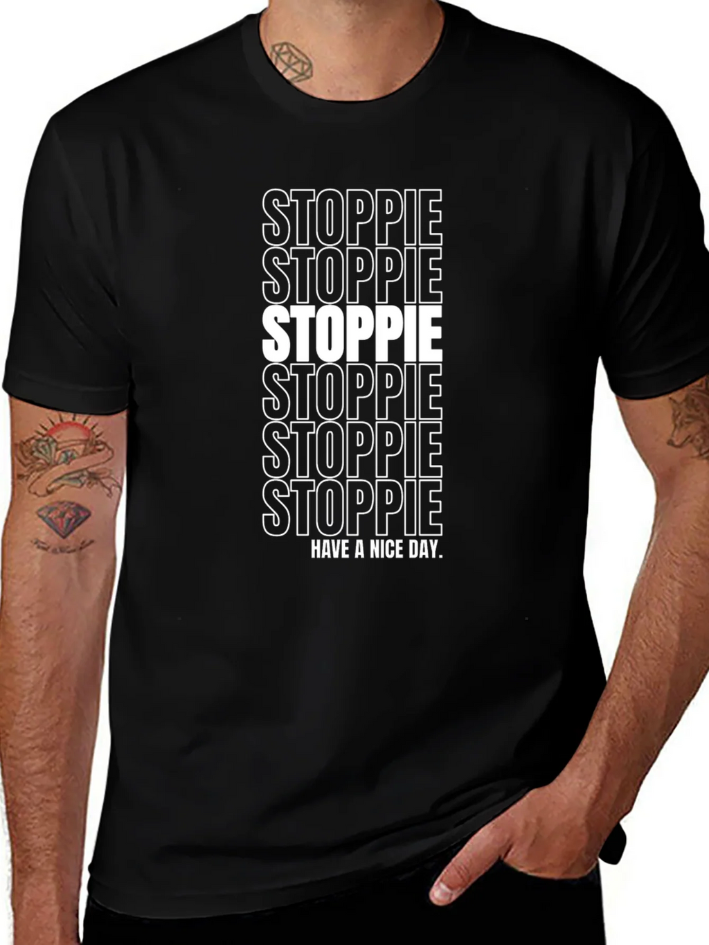 Stoppie T-Shirt - Cool Graphic Tee product image 1