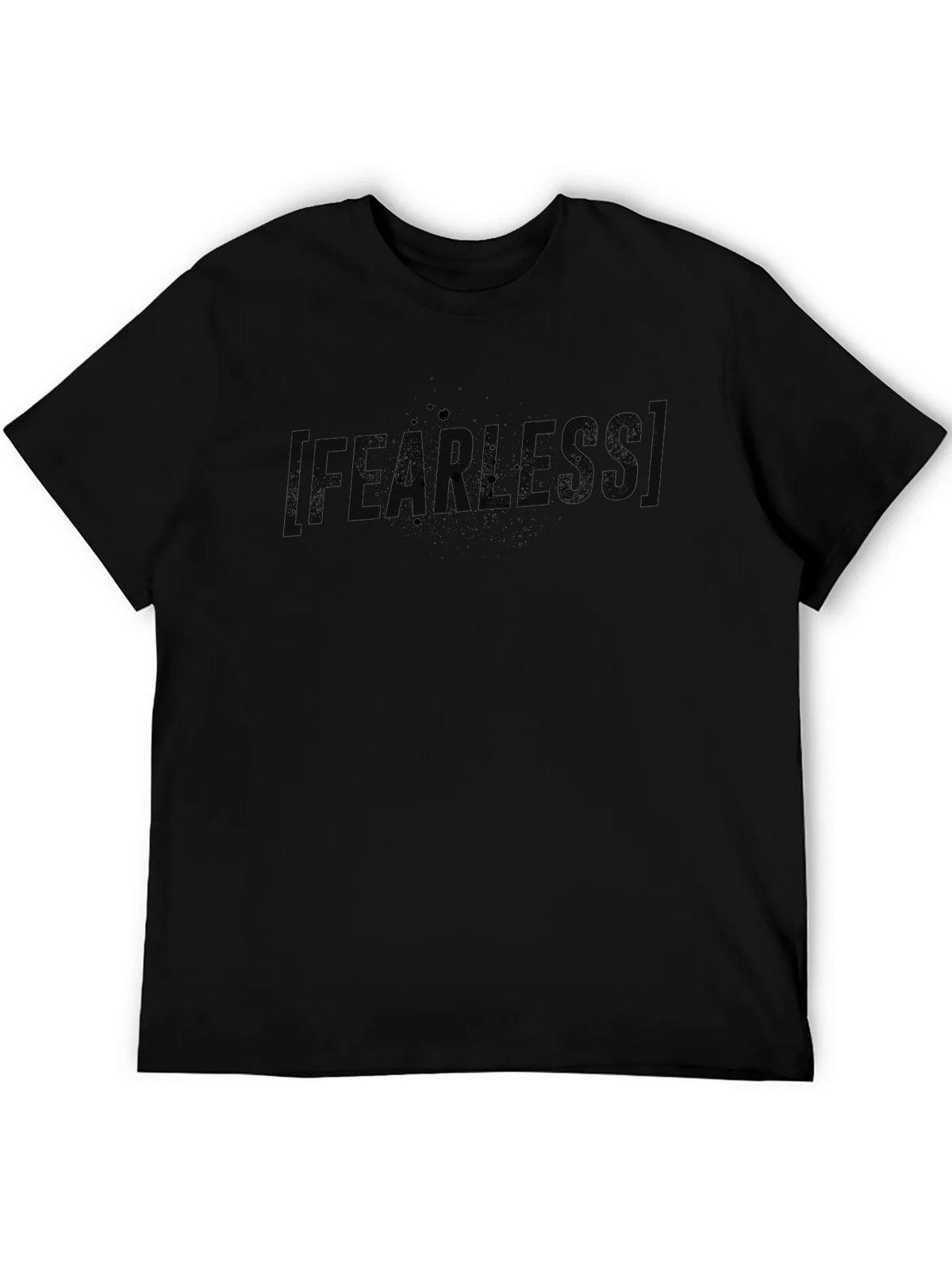 Fearless Black Graphic Tee - Mens Stylish Short Sleeve Shirt product image 5