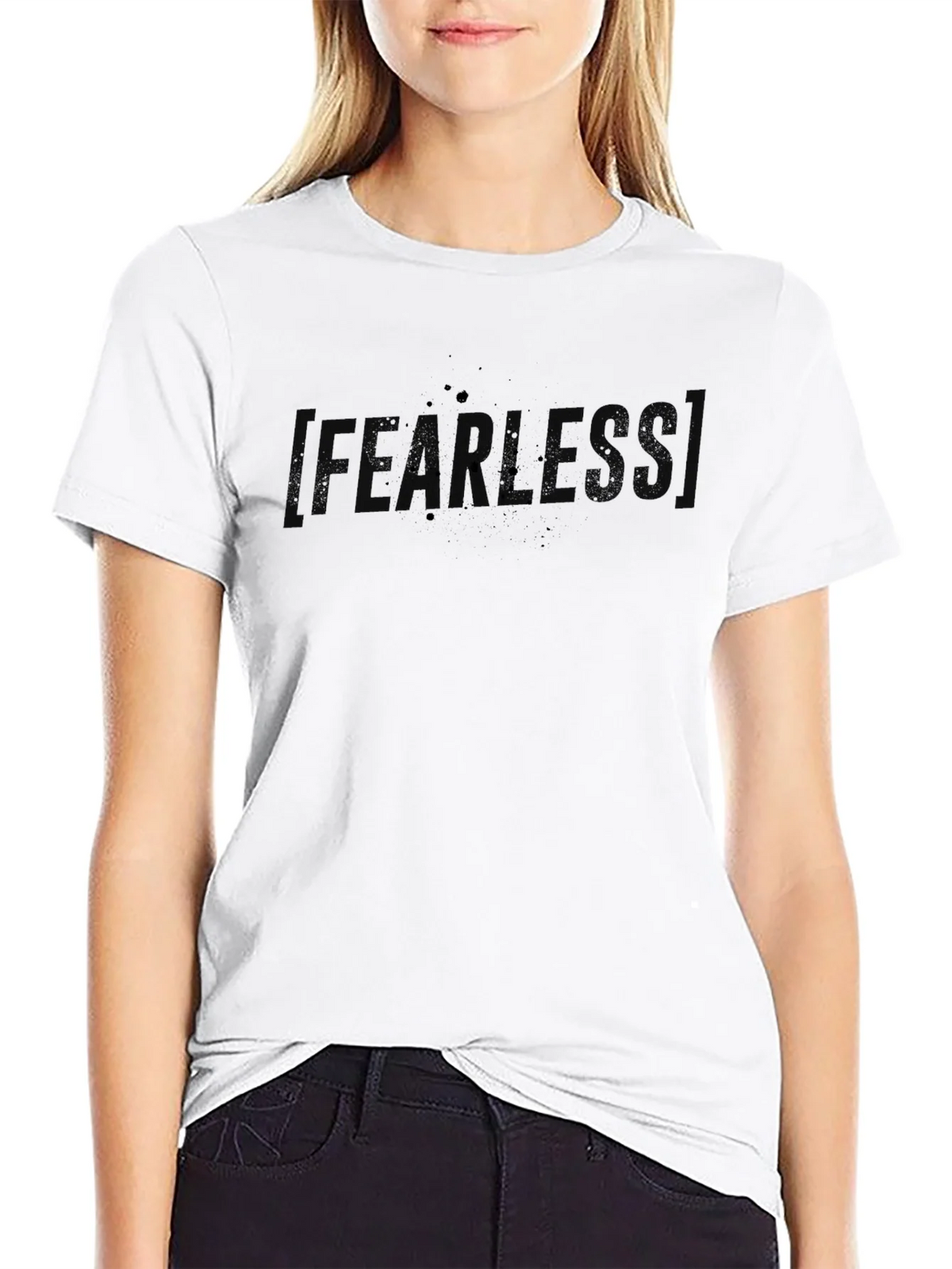 Fearless Black Graphic Tee - Mens Stylish Short Sleeve Shirt product image 8