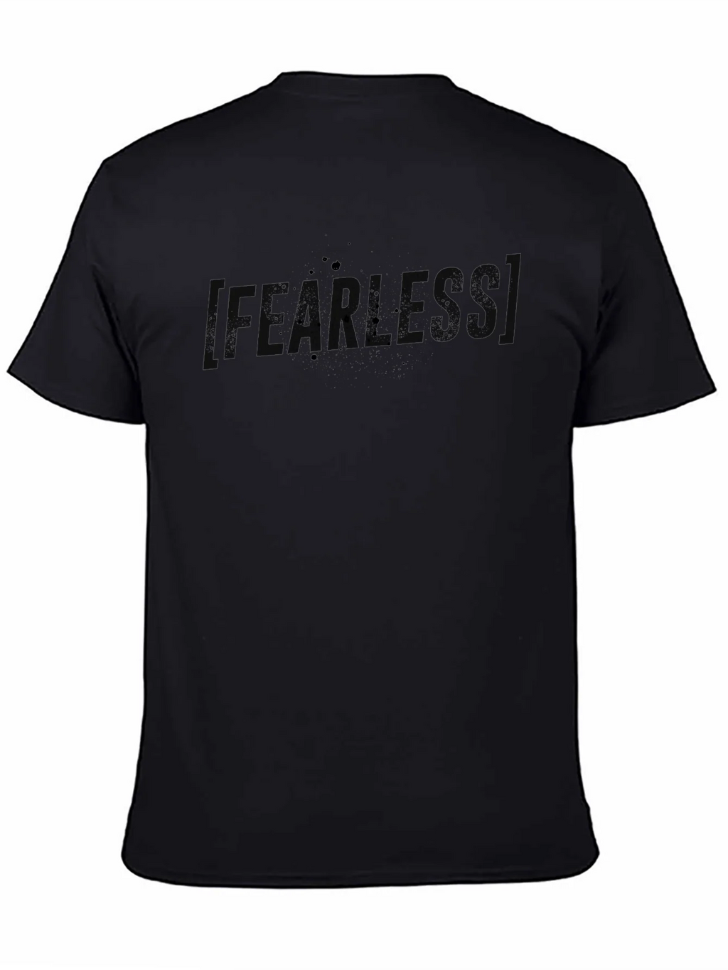 Fearless Black Graphic Tee - Mens Stylish Short Sleeve Shirt product image 4