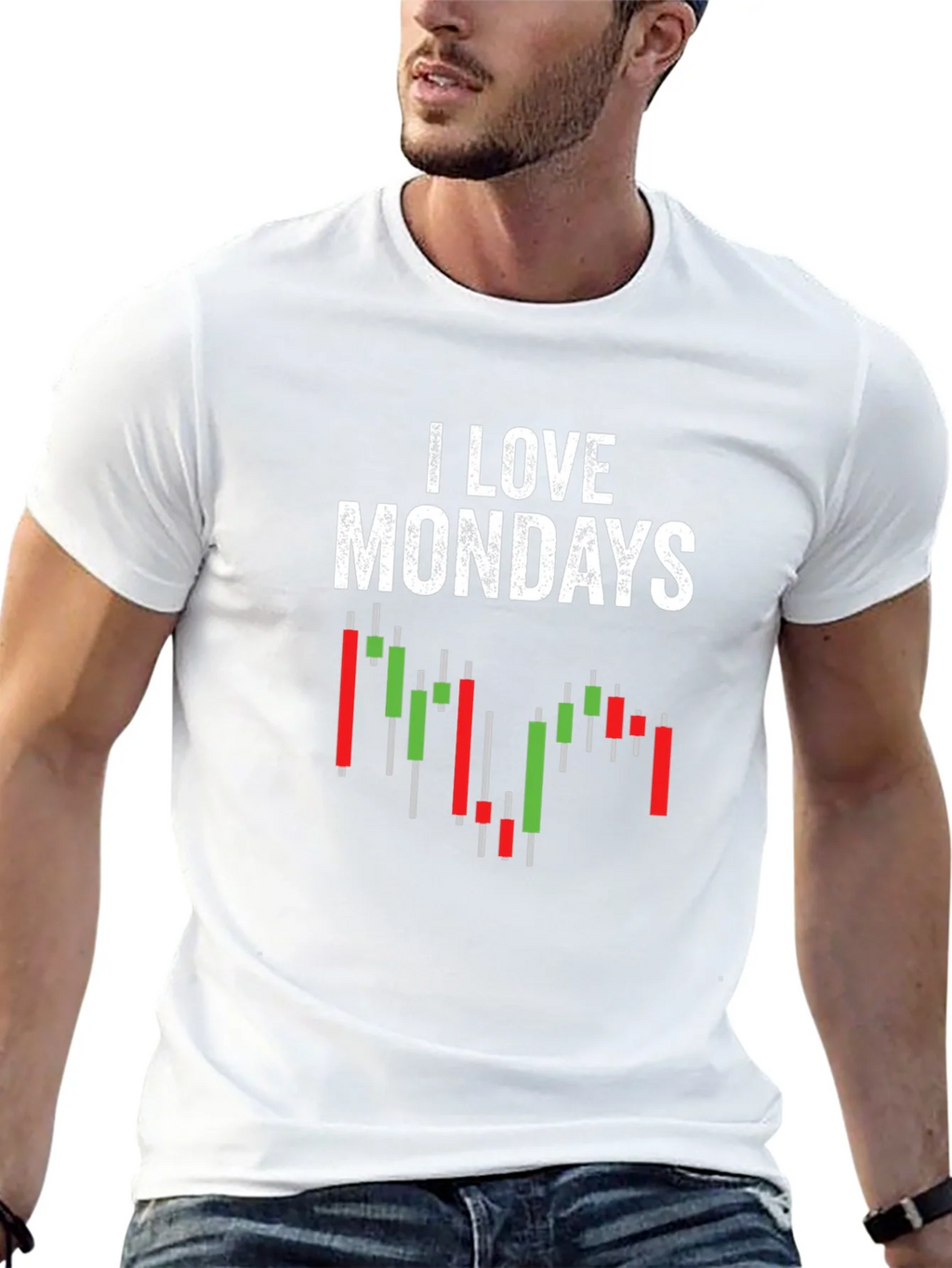 I Love Mondays Stock Market T-Shirt product image 12