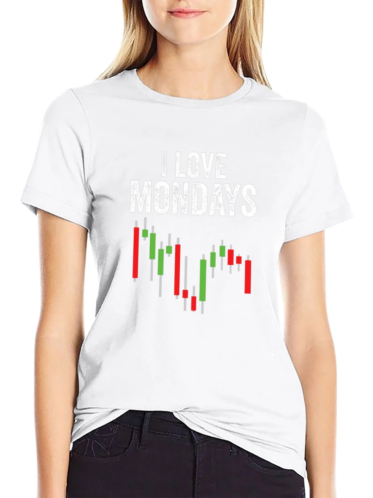 I Love Mondays Stock Market T-Shirt product image 8