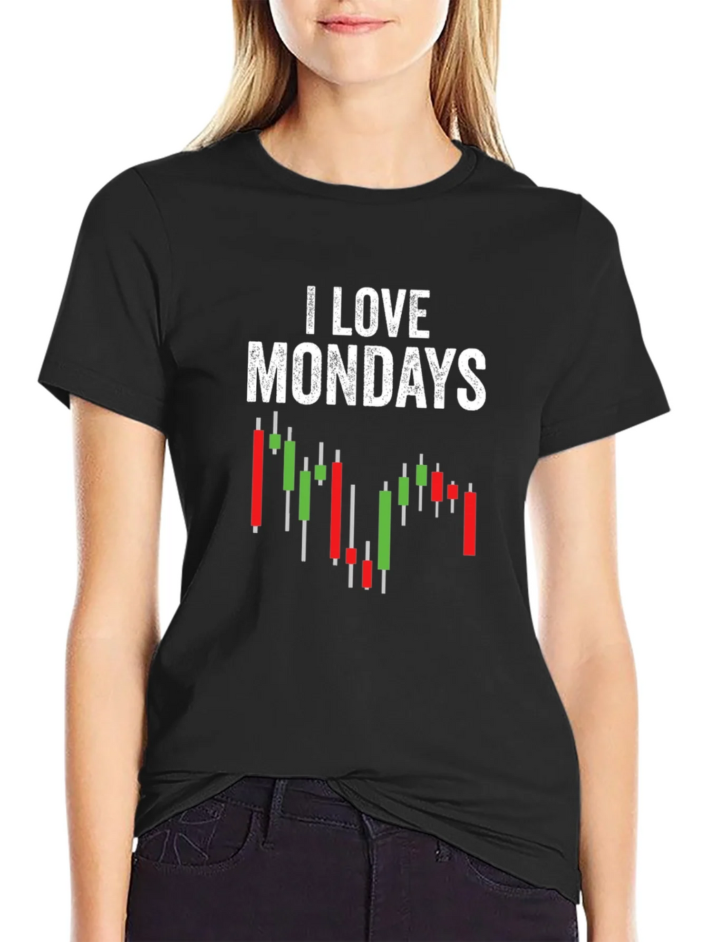I Love Mondays Stock Market T-Shirt product image 2