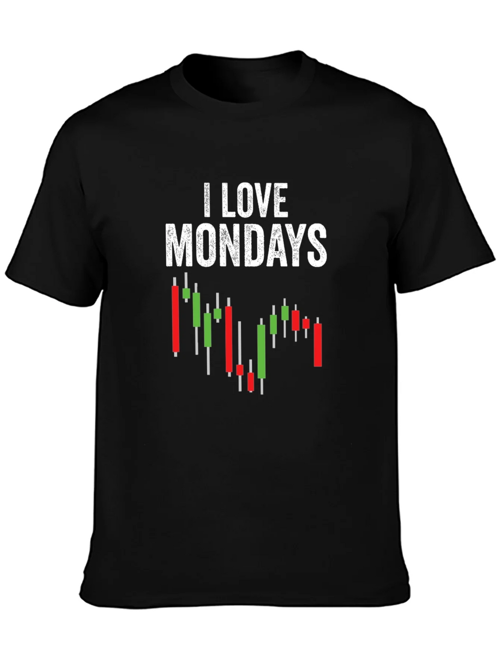 I Love Mondays Stock Market T-Shirt product image 3