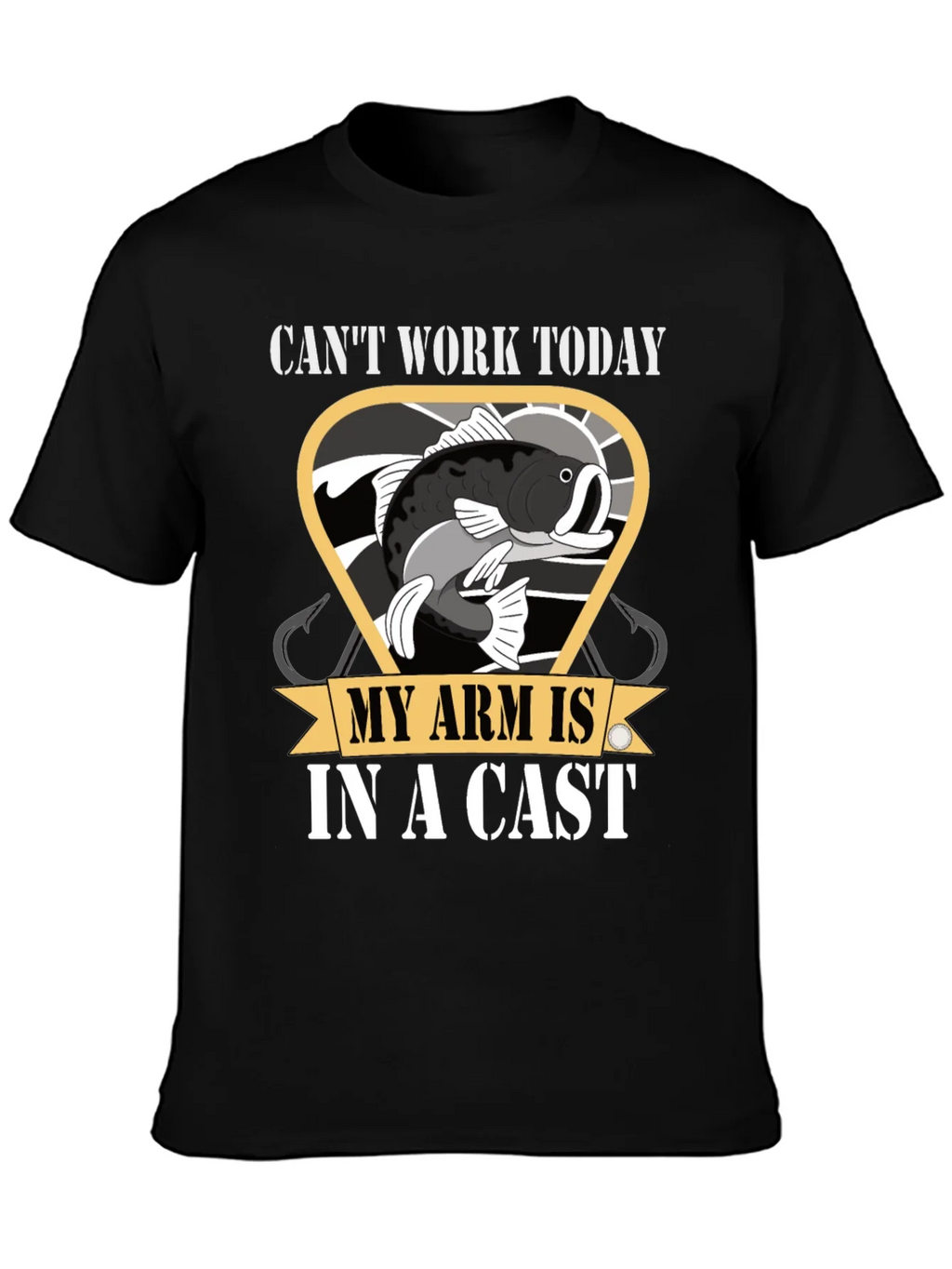Funny Fishing T-Shirt - Cant Work Today product image 3
