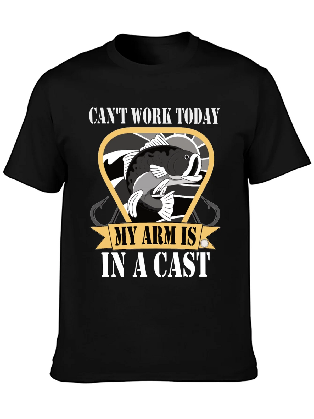 Funny Fishing T-Shirt - Cant Work Today product image 3