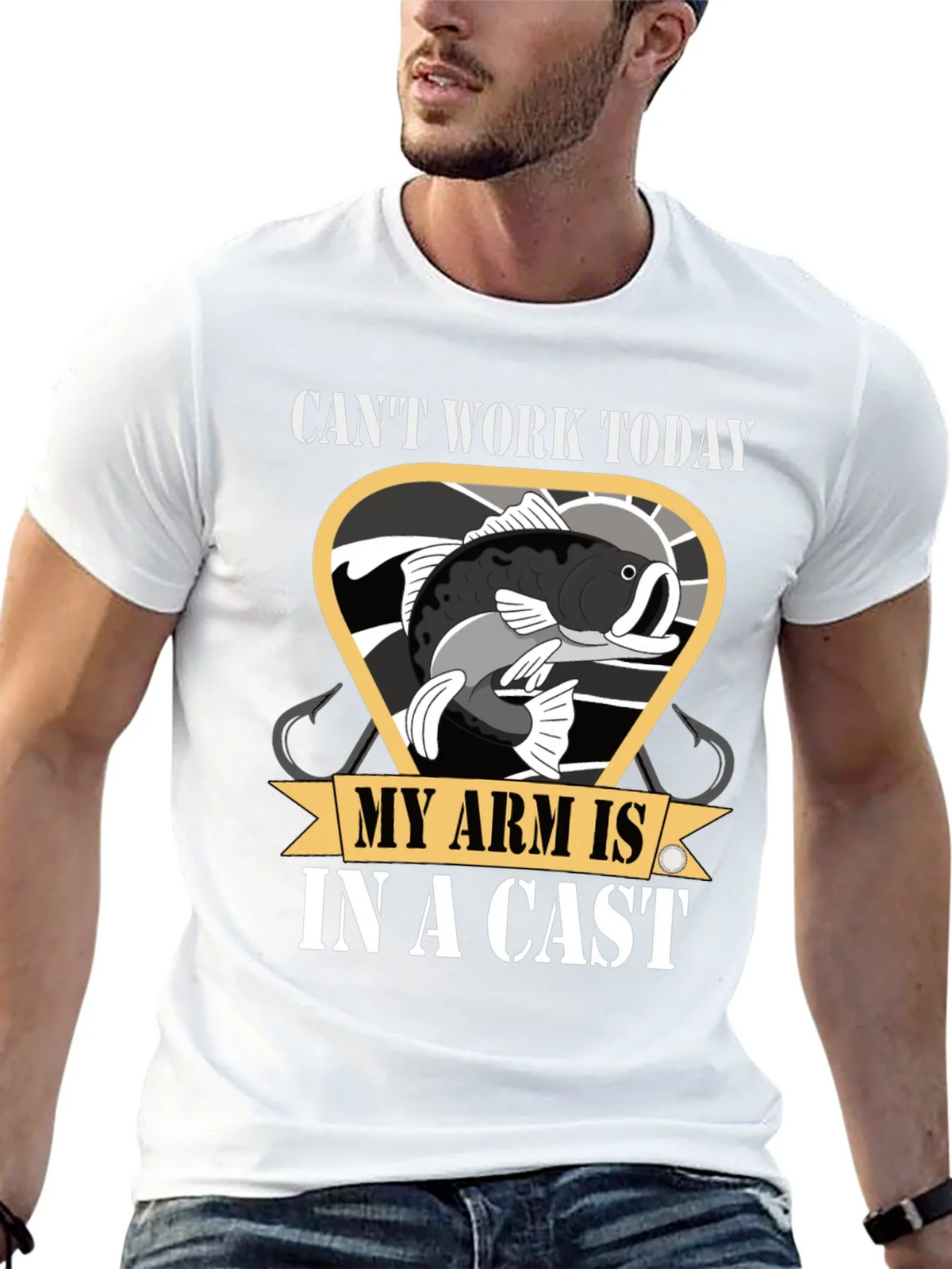 Funny Fishing T-Shirt - Cant Work Today product image 12