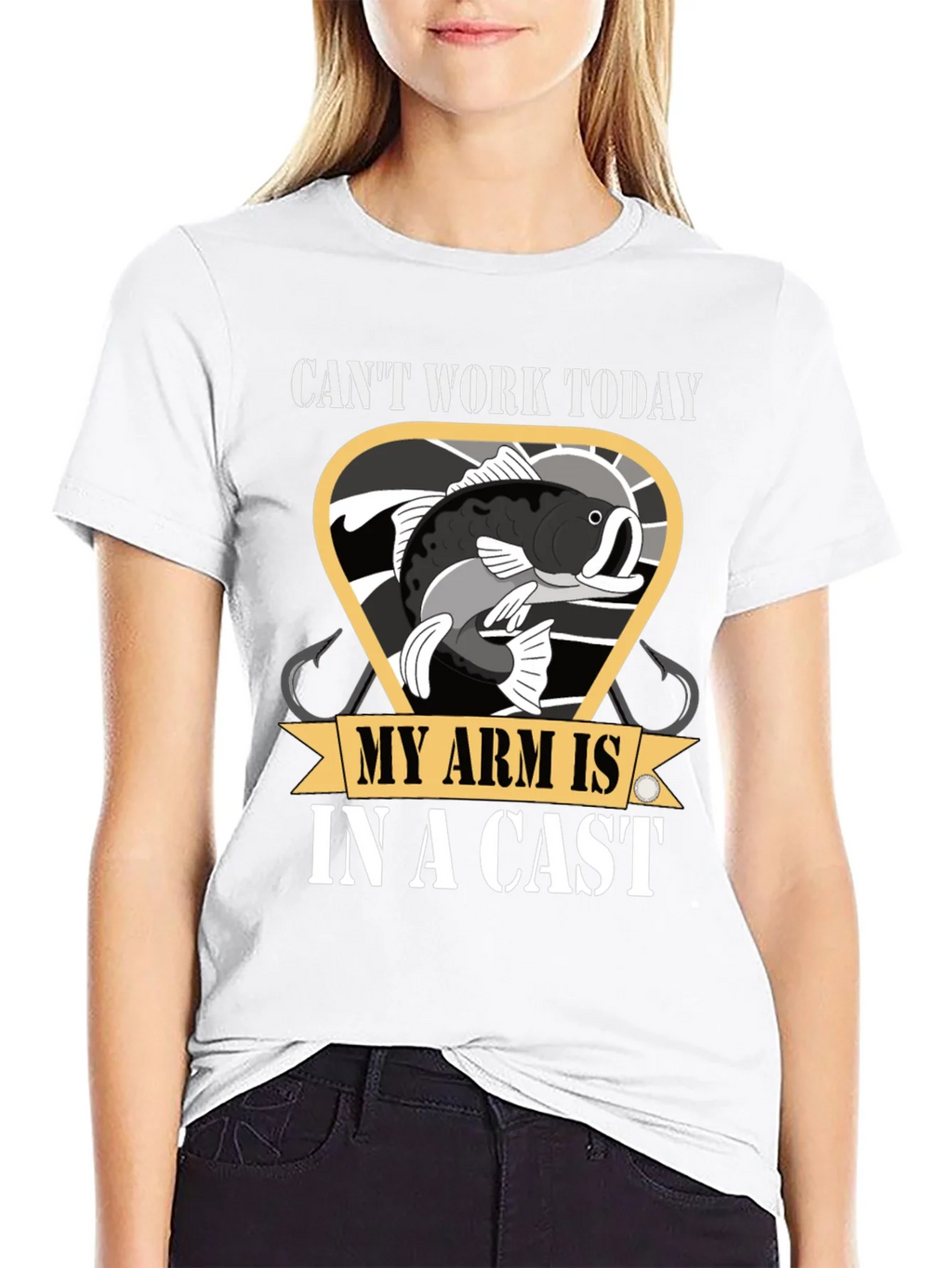 Funny Fishing T-Shirt - Cant Work Today product image 8