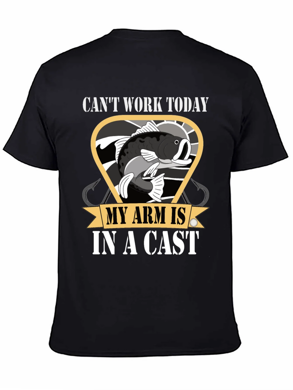 Funny Fishing T-Shirt - Cant Work Today product image 4