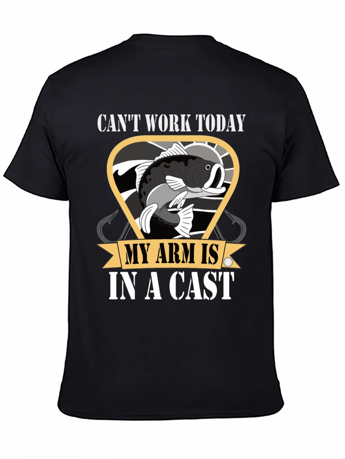 Funny Fishing T-Shirt - Cant Work Today product image 4