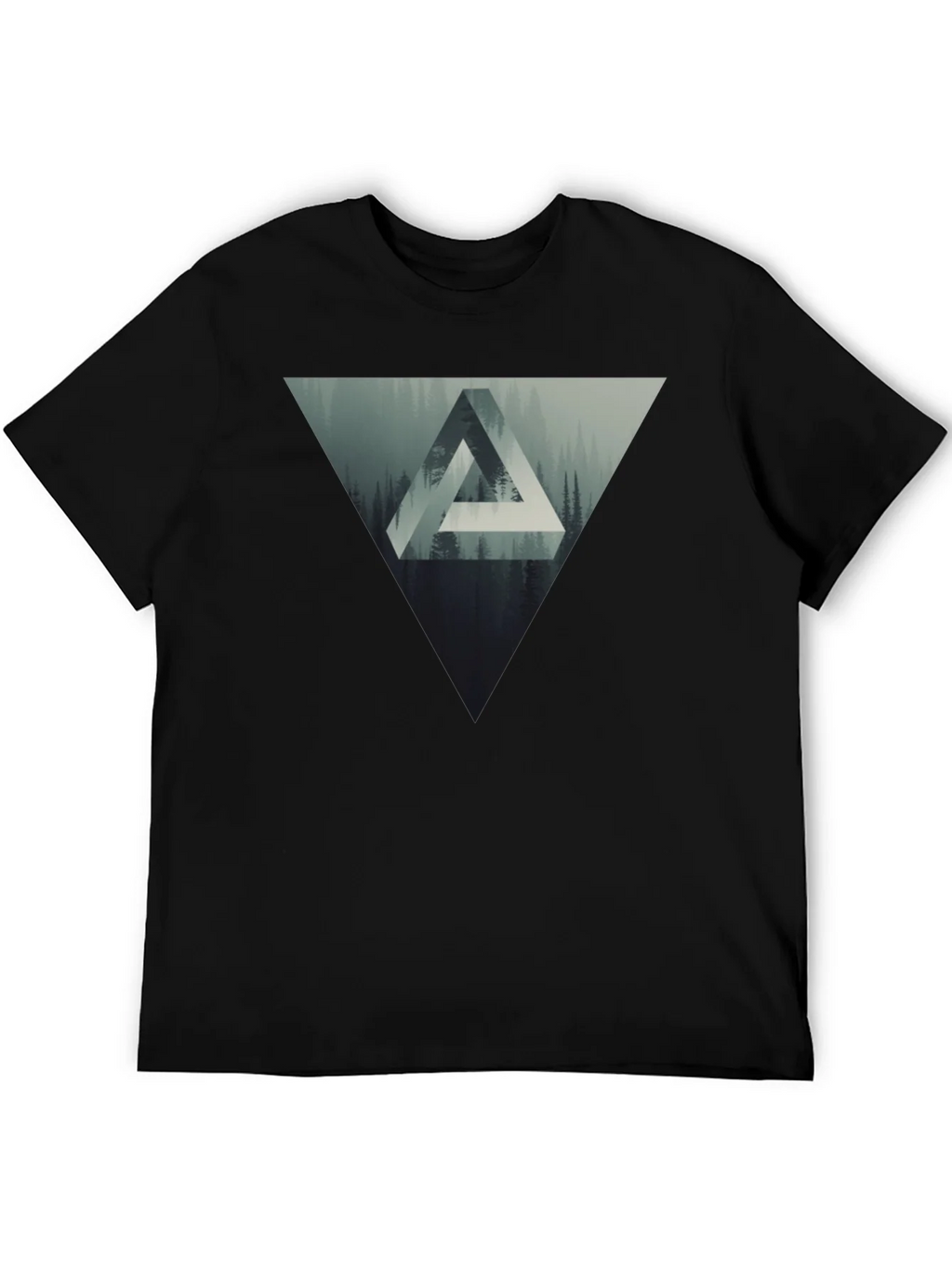 Geometric Forest Graphic T-Shirt product image 5