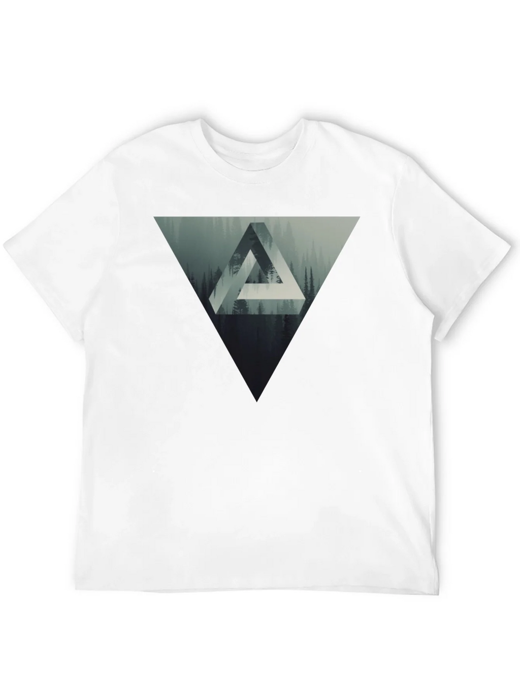 Geometric Forest Graphic T-Shirt product image 11