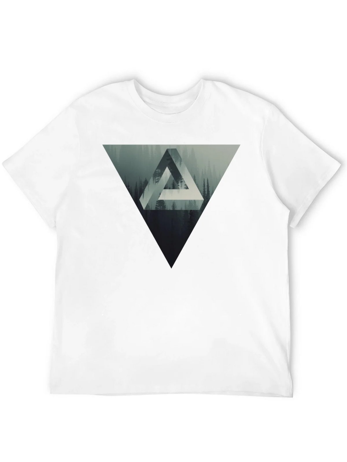 Geometric Forest Graphic T-Shirt product image 11