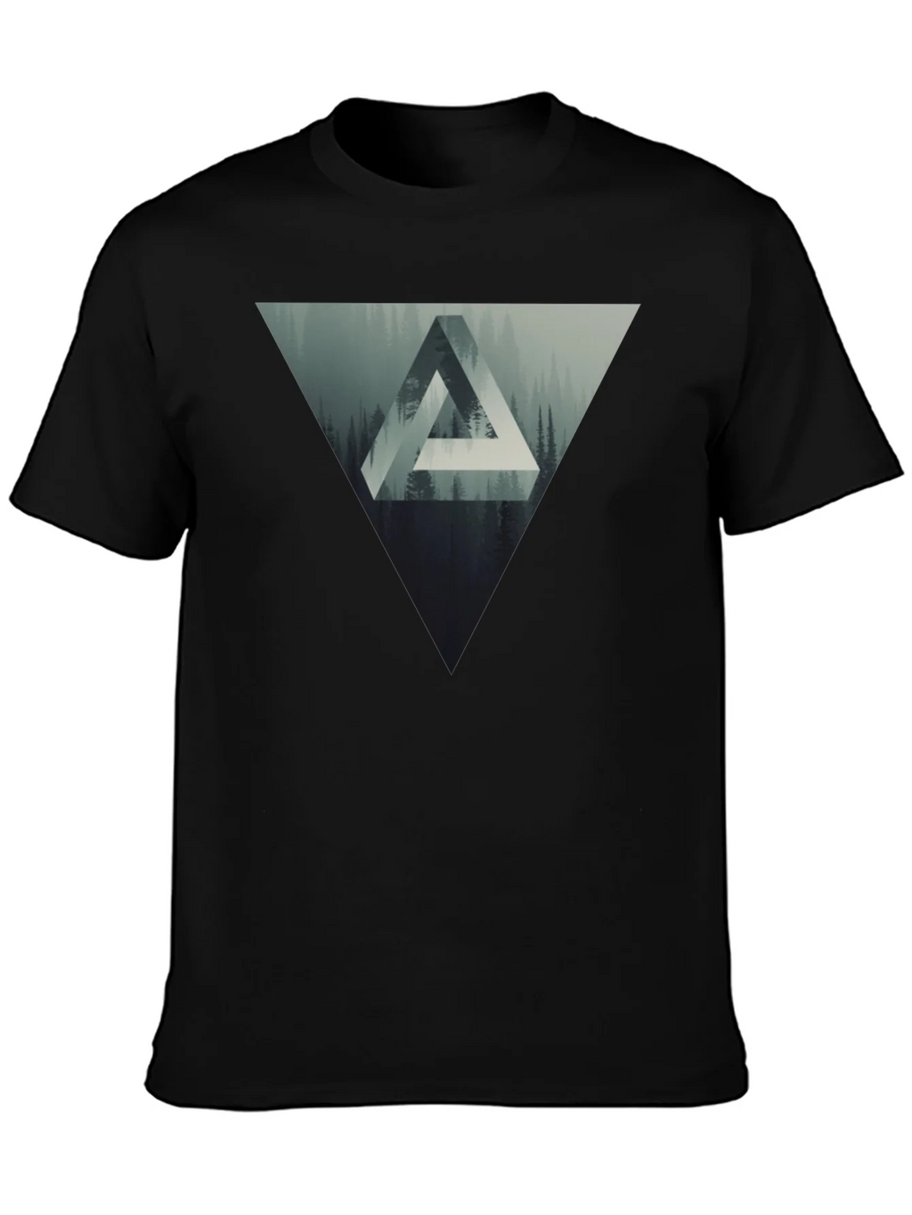 Geometric Forest Graphic T-Shirt product image 3