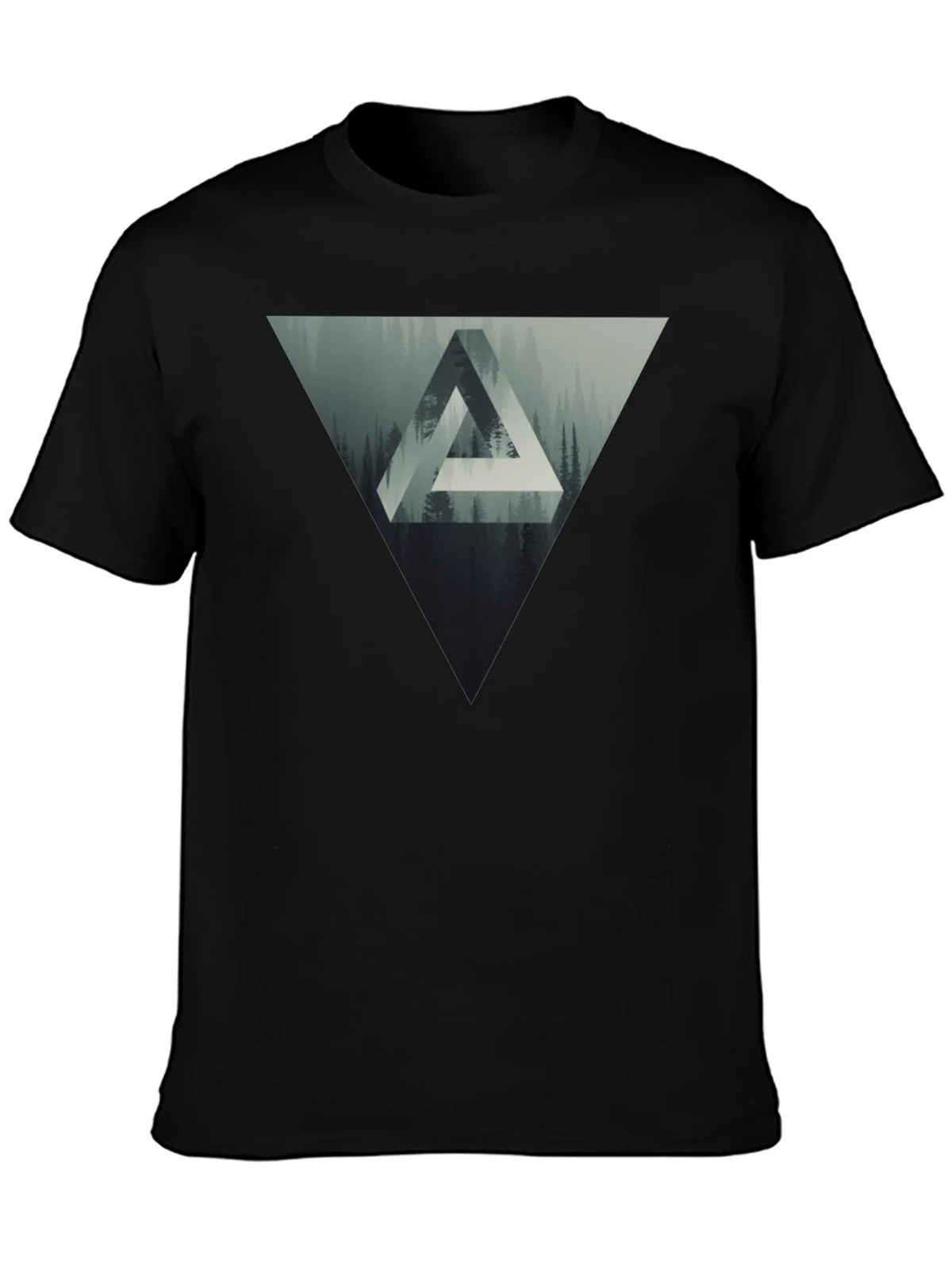 Geometric Forest Graphic T-Shirt product image 3