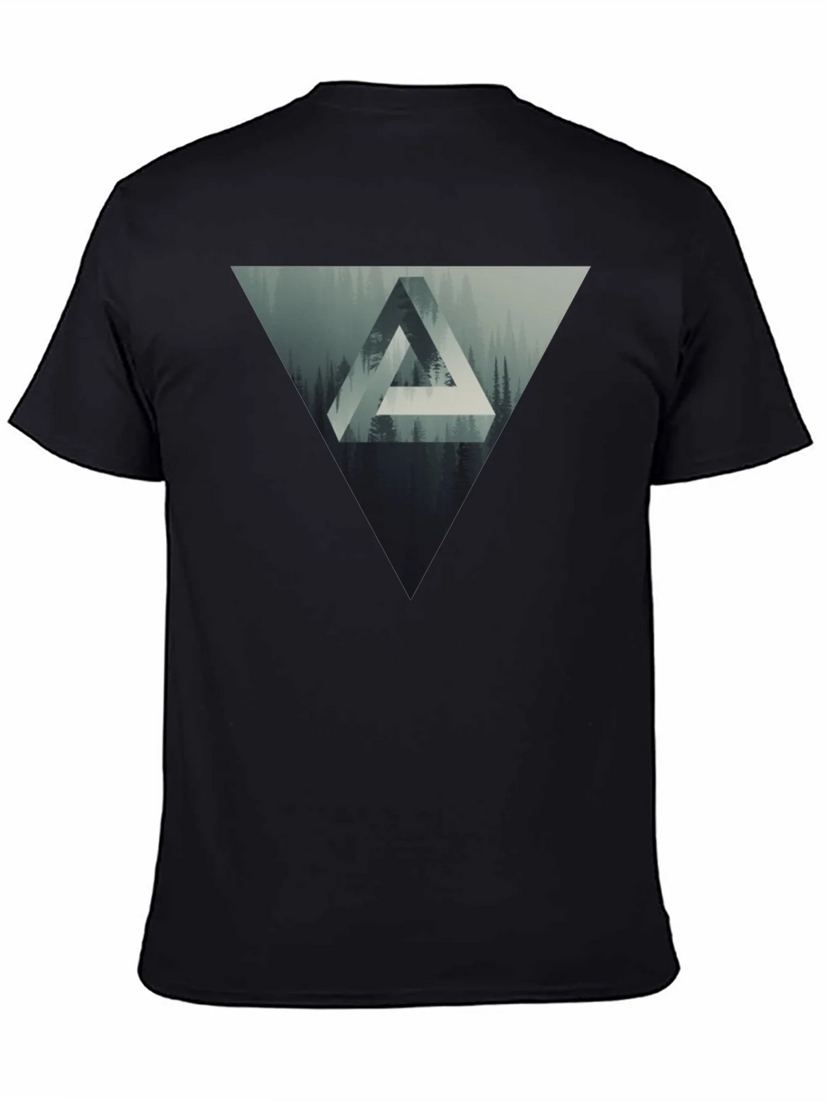 Geometric Forest Graphic T-Shirt product image 4