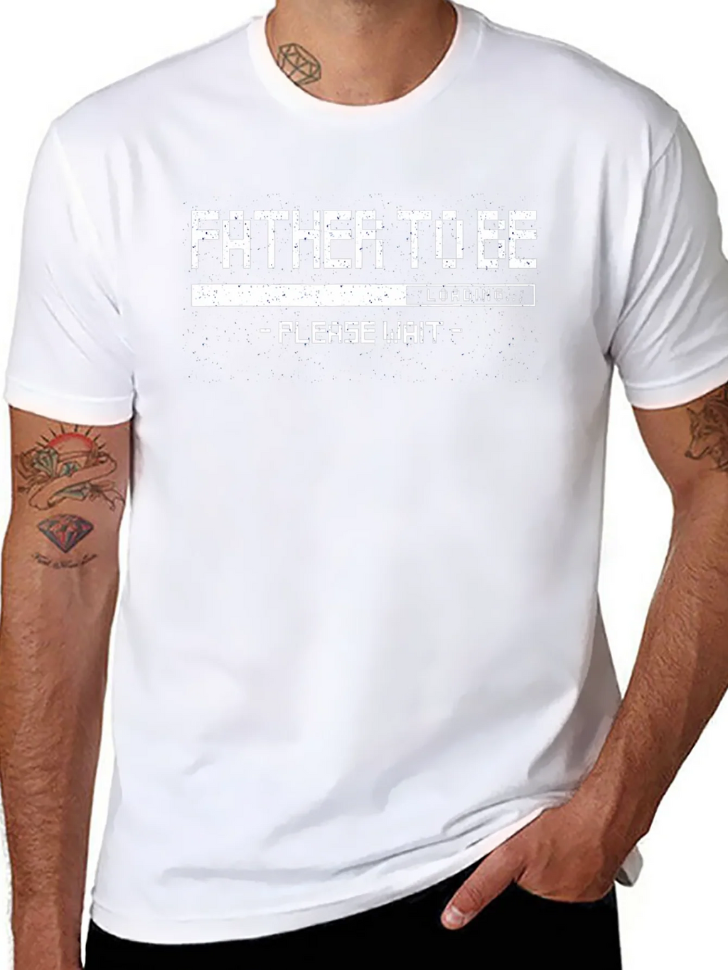 Father To Be Loading Funny T-Shirt product image 7
