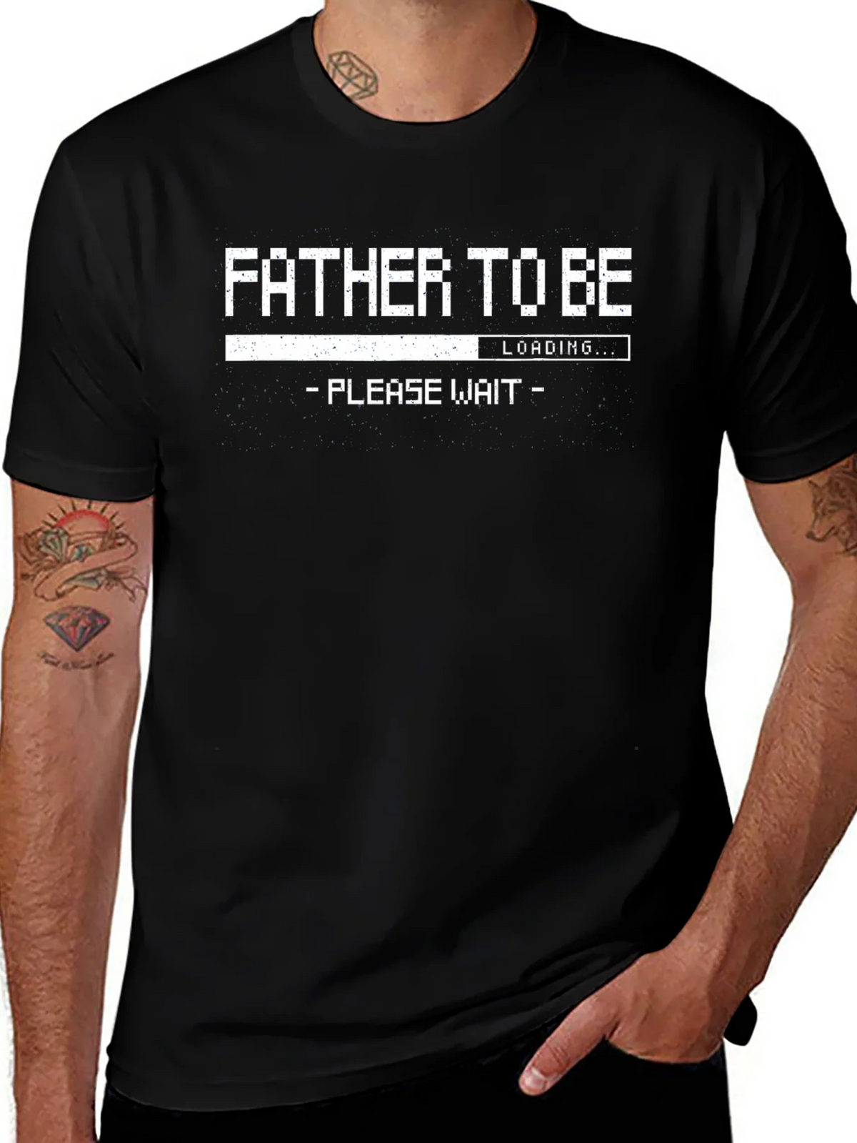 Father To Be Loading Funny T-Shirt product image 1