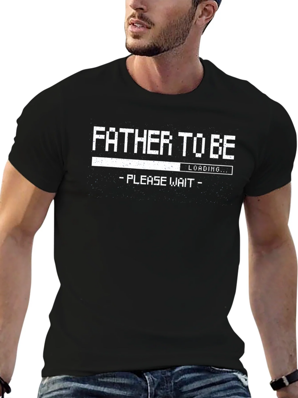 Father To Be Loading Funny T-Shirt product image 6