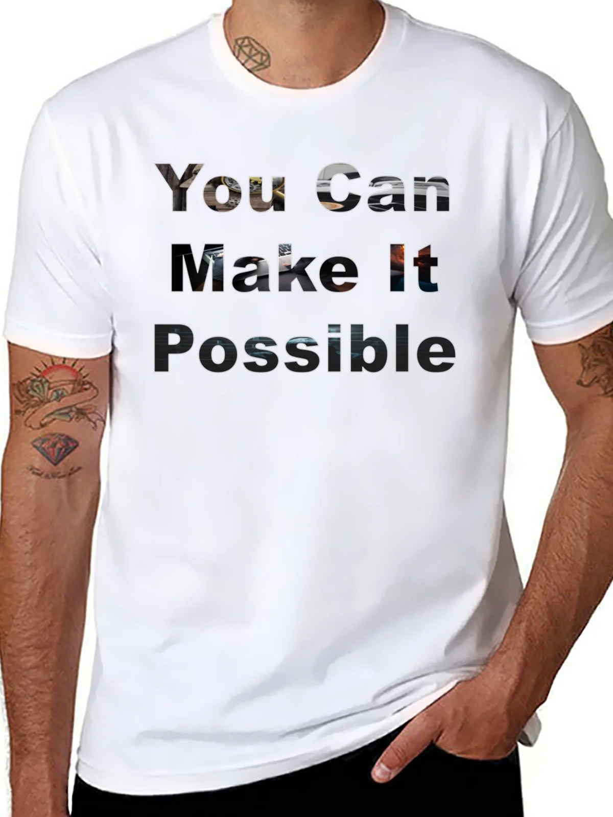 Motivational T-Shirt - You Can Make It Possible product image 7
