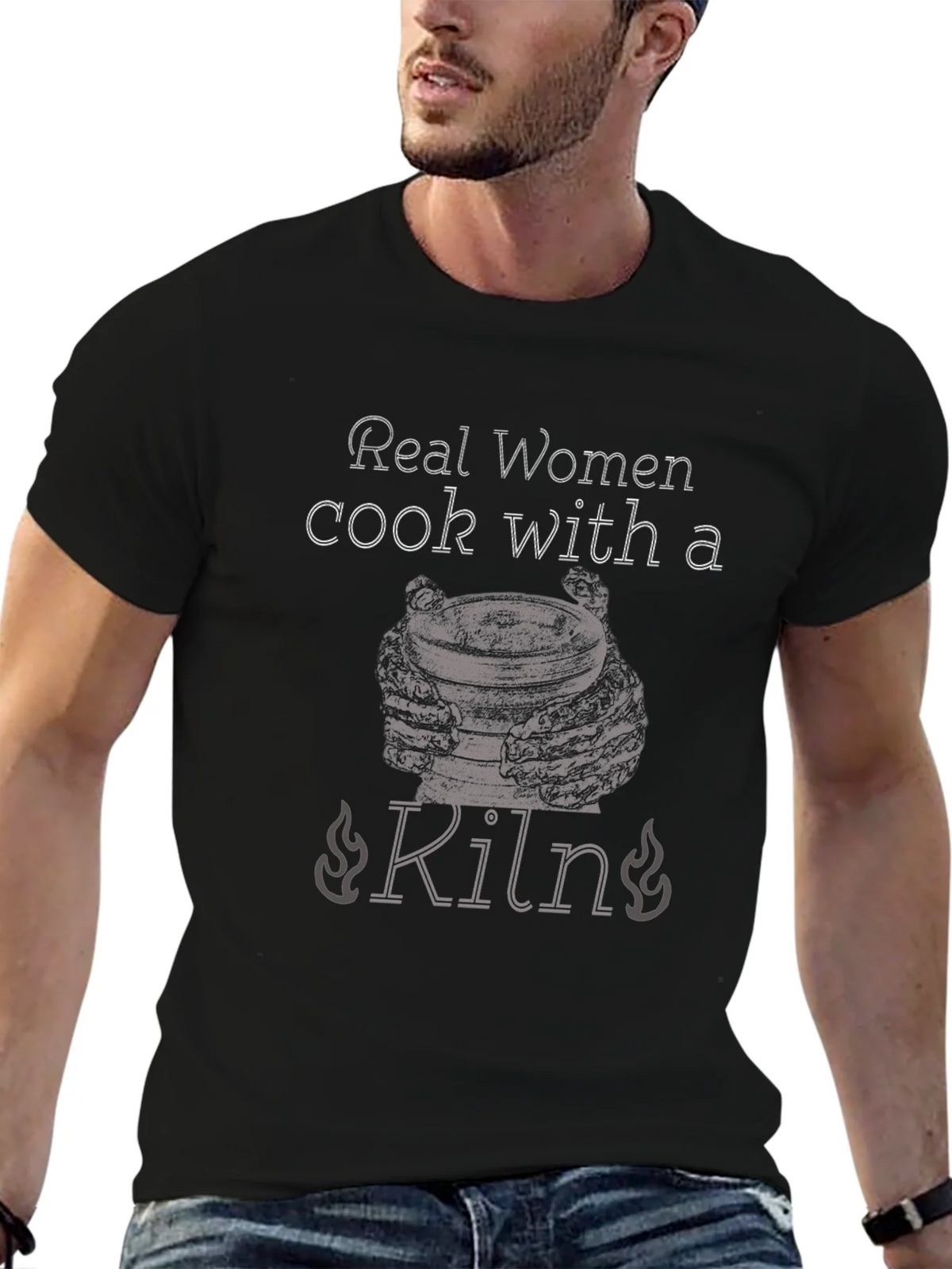 Real Women Cook With a Kiln T-Shirt product image 6