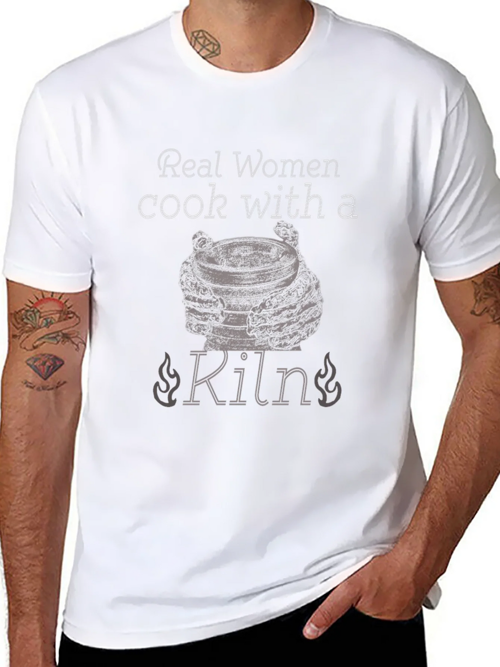 Real Women Cook With a Kiln T-Shirt product image 7