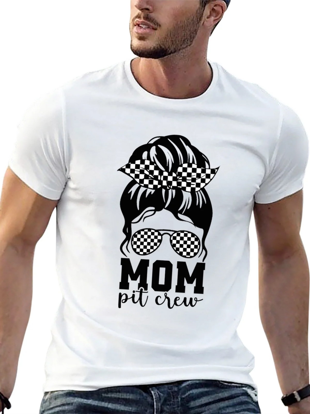 Mom Pit Crew T-Shirt - Racing Tee product image 12