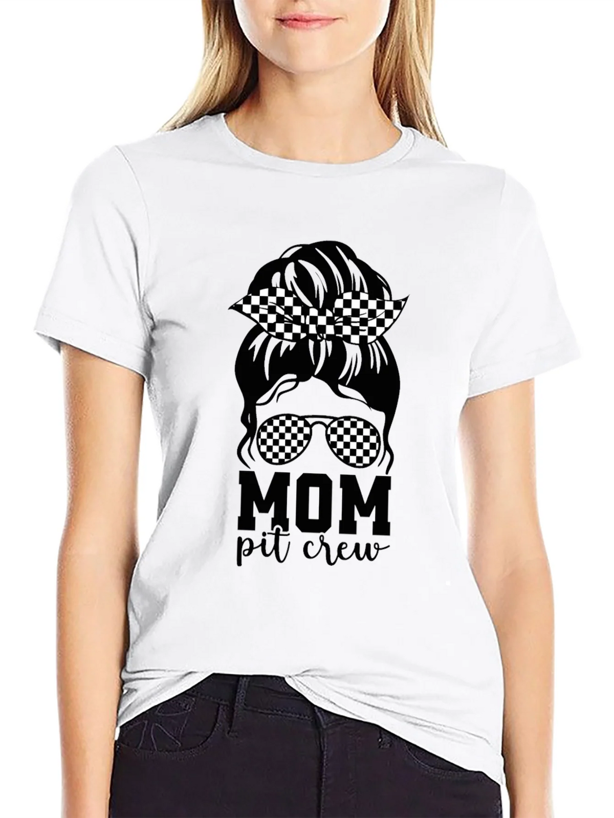 Mom Pit Crew T-Shirt - Racing Tee product image 8