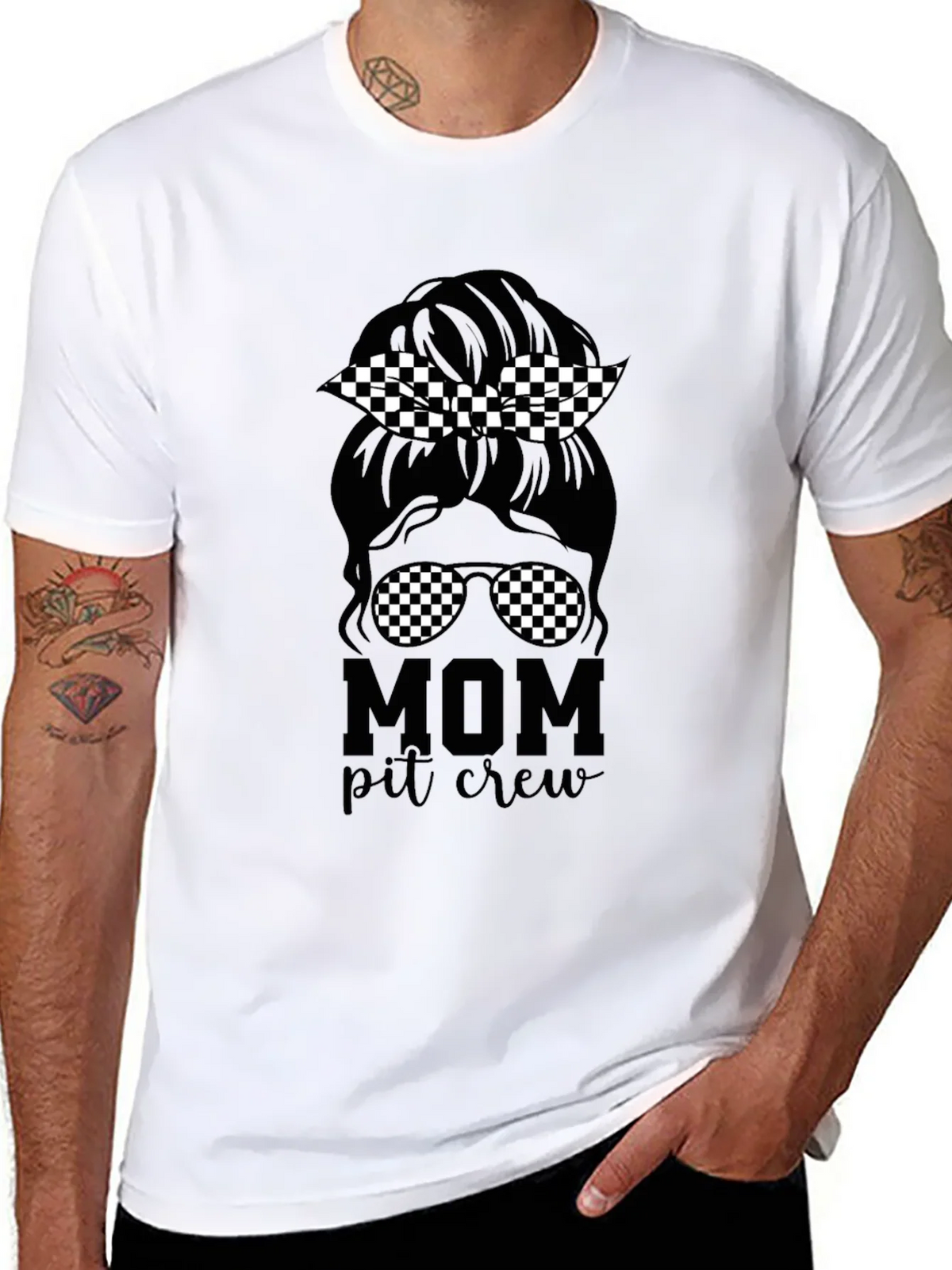 Mom Pit Crew T-Shirt - Racing Tee product image 7