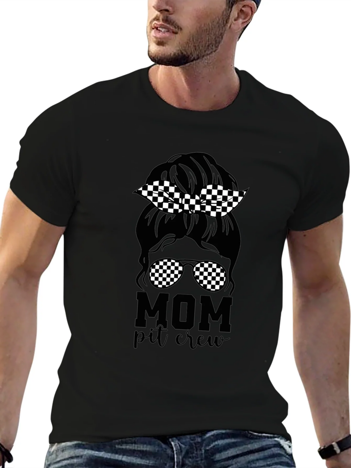 Mom Pit Crew T-Shirt - Racing Tee product image 6