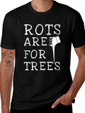 Roots Are For Trees Funny Hair Stylist T-Shirt product image 1