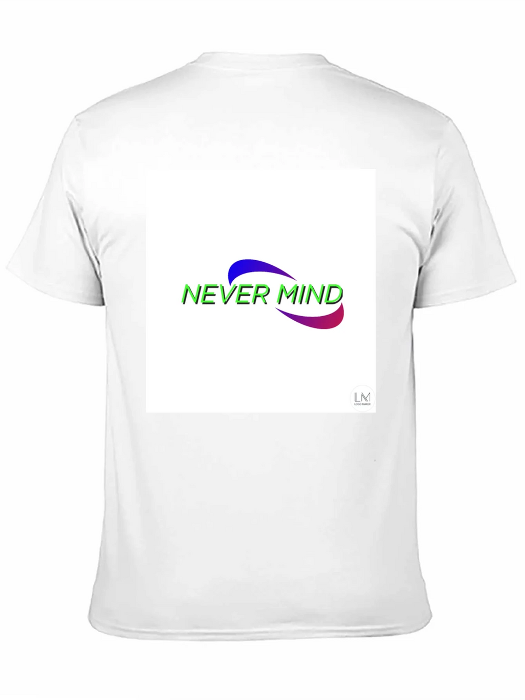 Never Mind Graphic Black T-Shirt product image 10