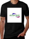 Never Mind Graphic Black T-Shirt product image 1