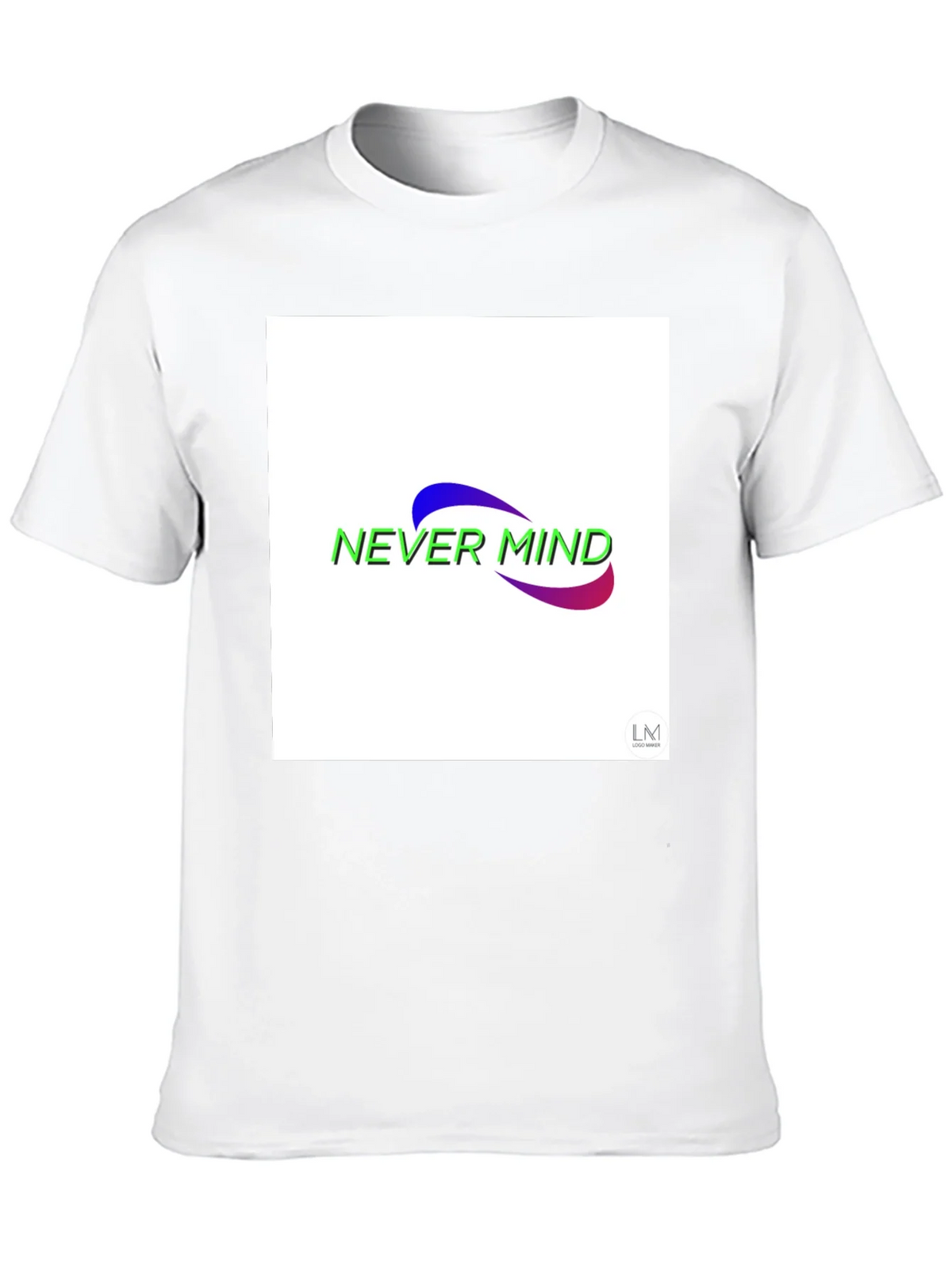 Never Mind Graphic Black T-Shirt product image 9