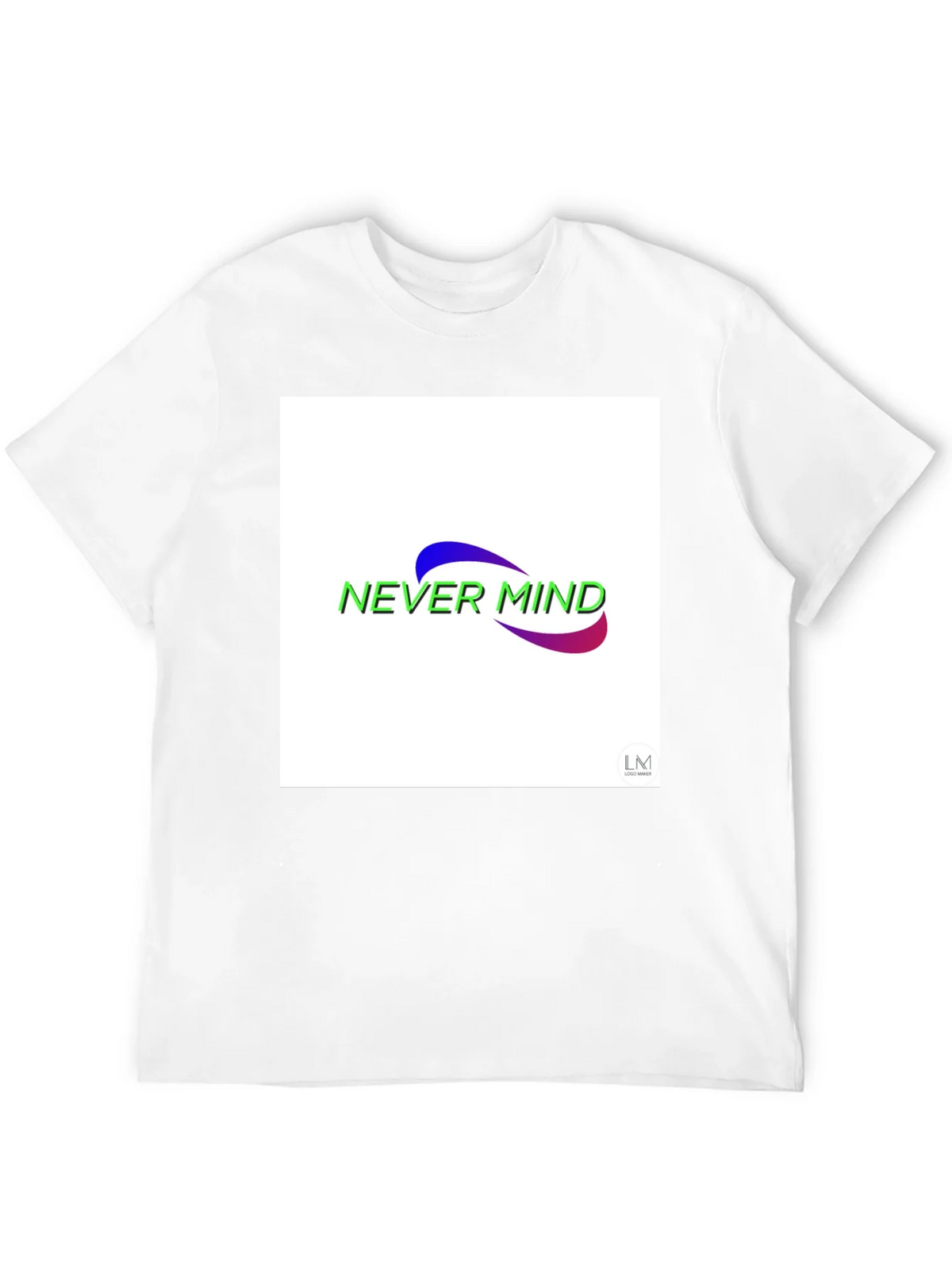 Never Mind Graphic Black T-Shirt product image 11
