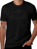 Owl Reading Book Graphic Tee product image 1