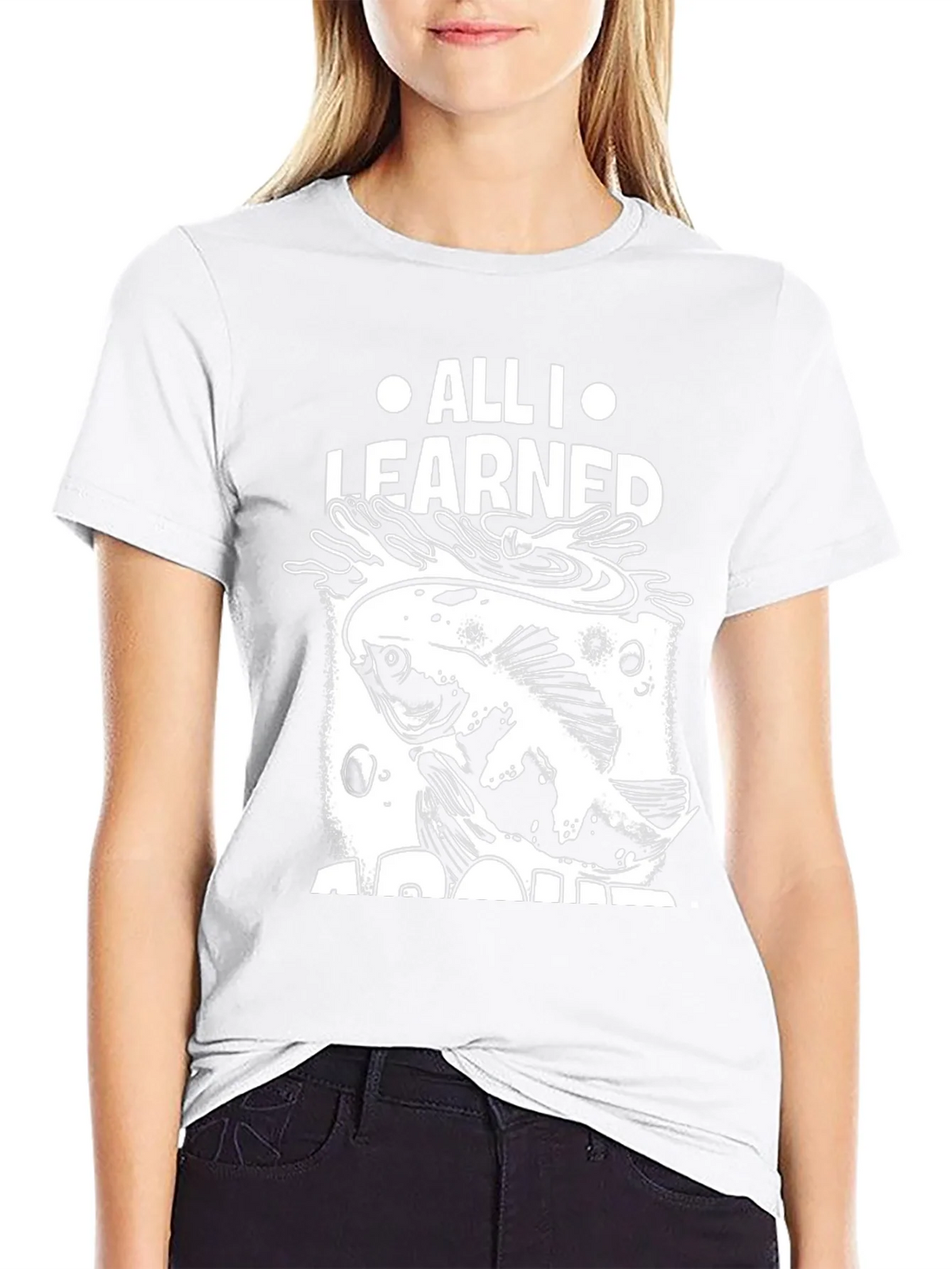 All I Learned About Fishing T-Shirt product image 8