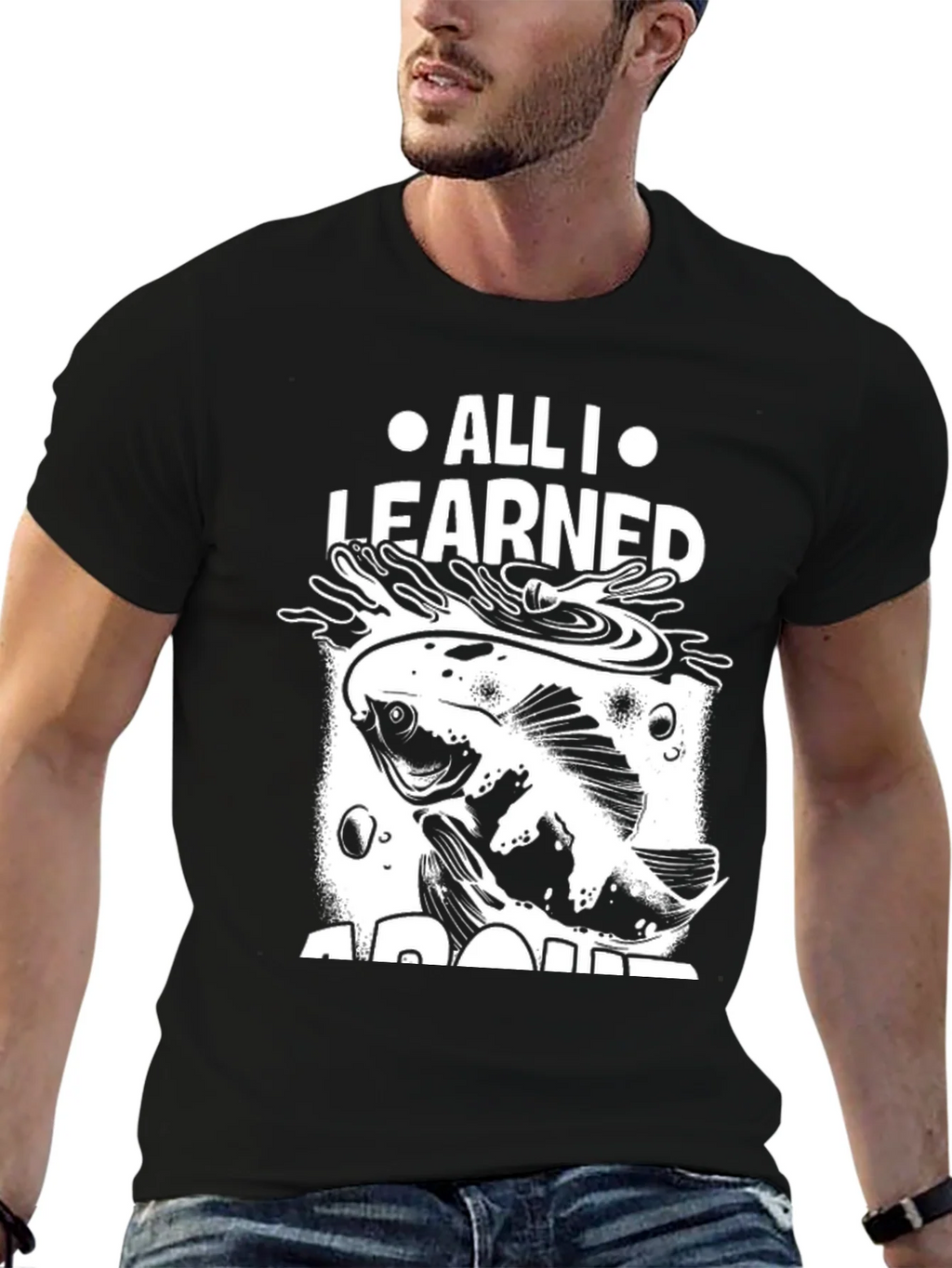 All I Learned About Fishing T-Shirt product image 6
