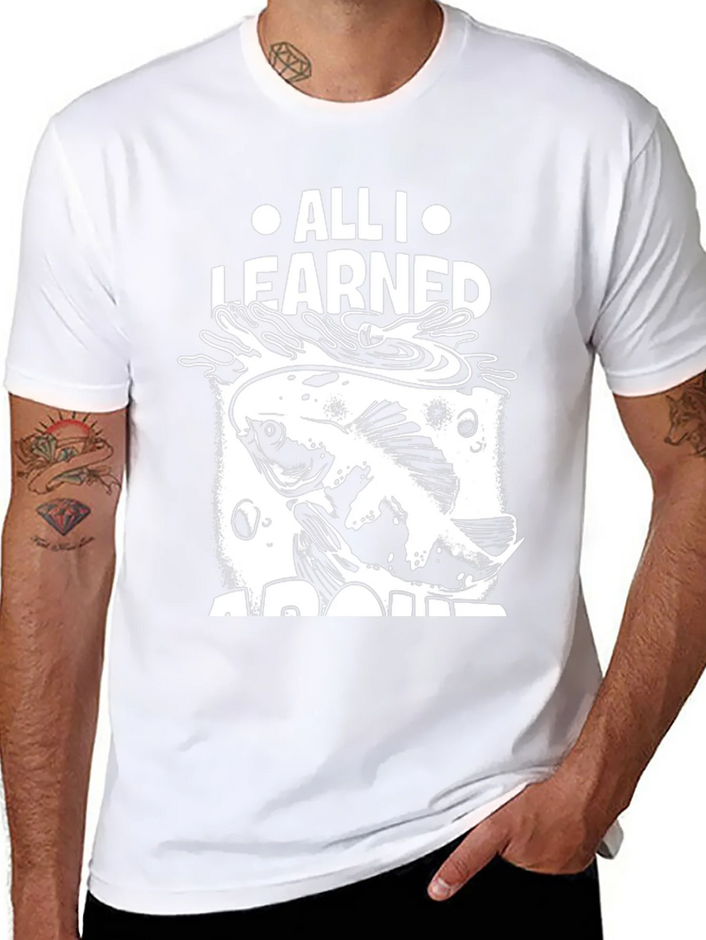 All I Learned About Fishing T-Shirt product image 7