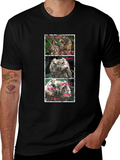 Owl Trio T-Shirt - Knowledge Who What Why Cotton Tee product image 1