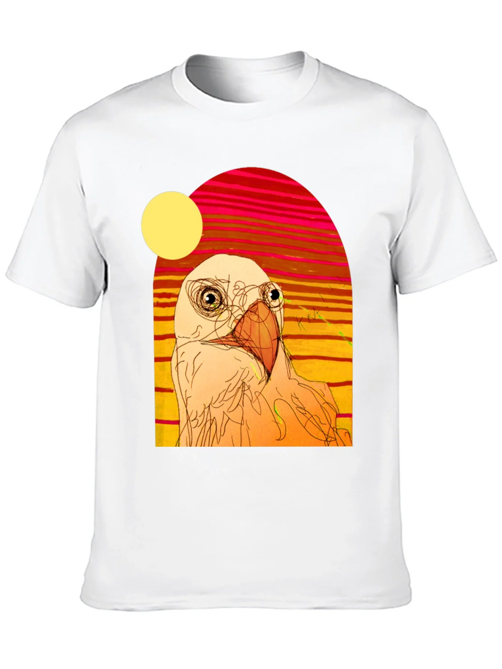 Abstract Bird Graphic T-Shirt product image 9