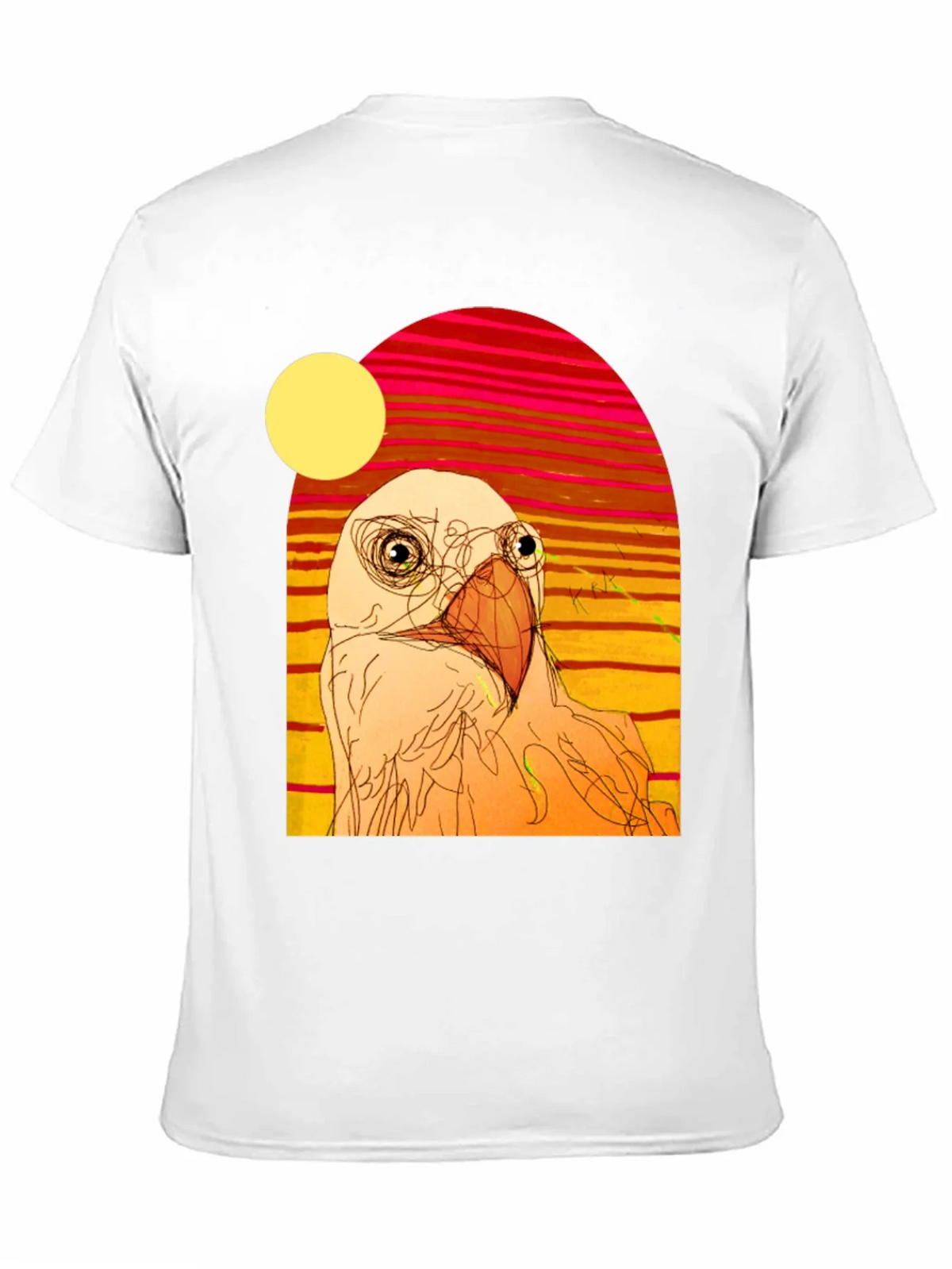 Abstract Bird Graphic T-Shirt product image 10
