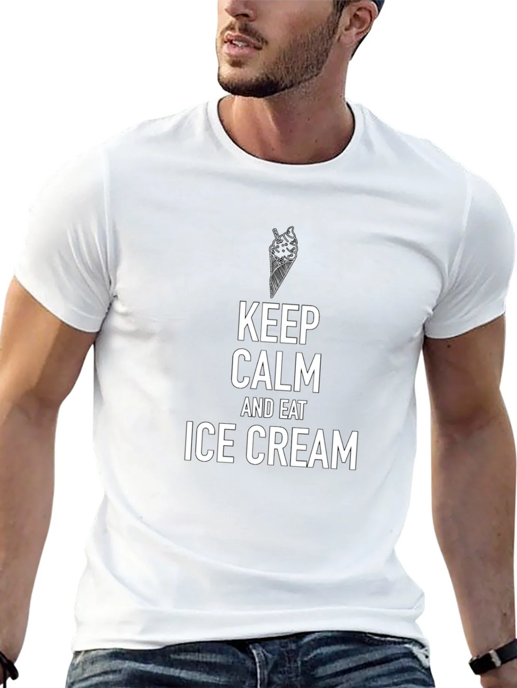 Keep Calm and Eat Ice Cream T-Shirt product image 12
