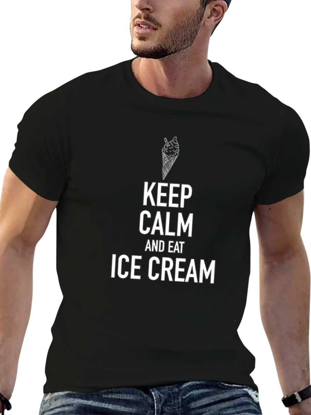 Keep Calm and Eat Ice Cream T-Shirt product image 6
